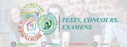 Test, concours, examens