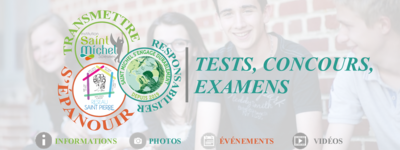 Test, concours, examens