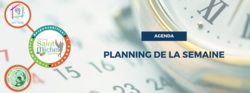 Aganda - Planning de la semaine