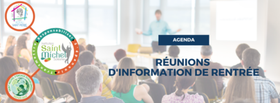 Agenda - Reunions d\'information de rentree